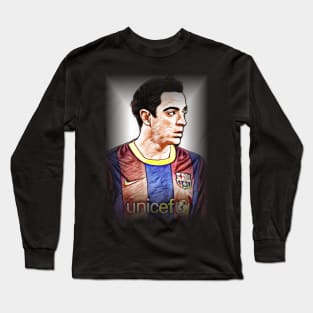 Xavi Hernandez Long Sleeve T-Shirt